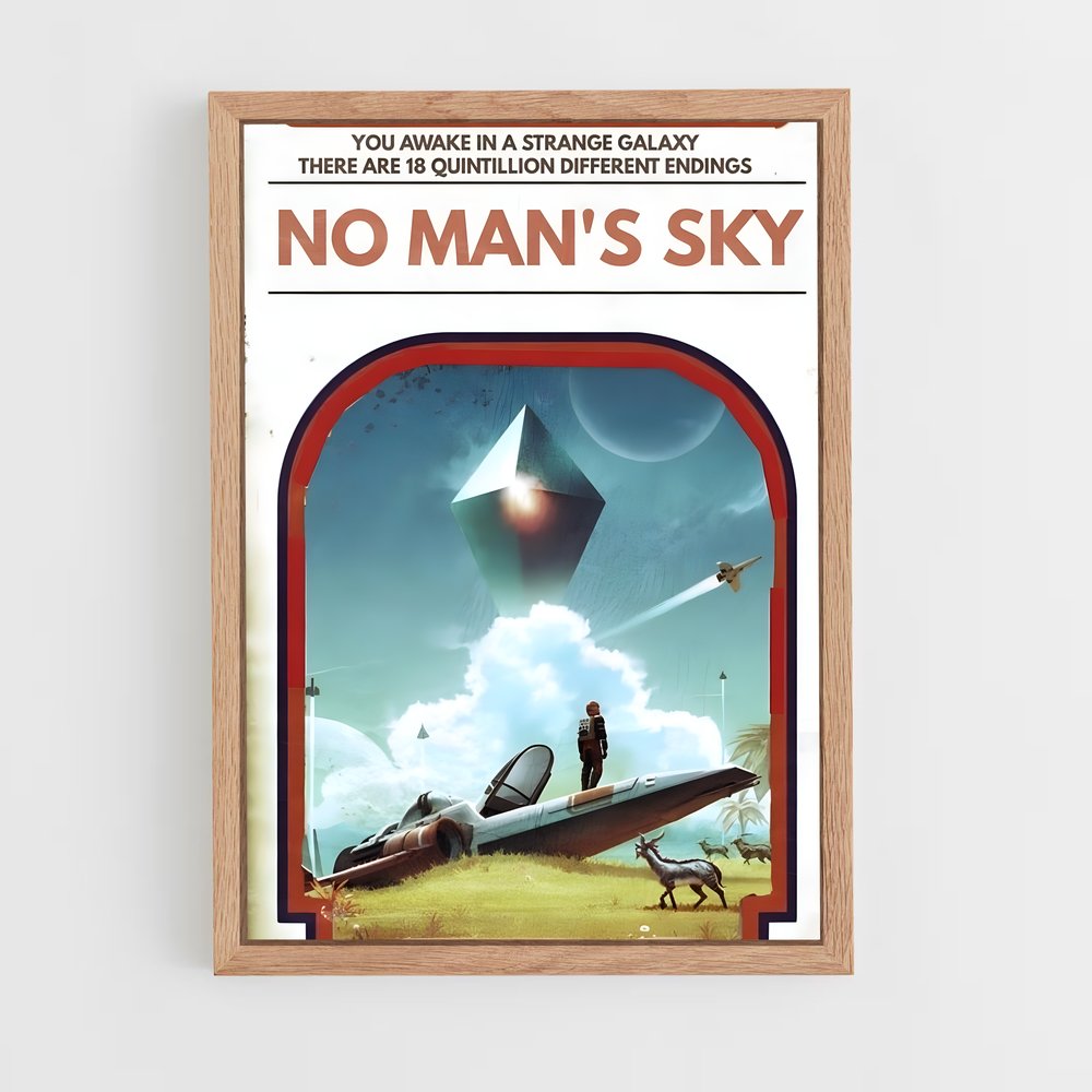 ap-no man sky-12 cadre Bois clair