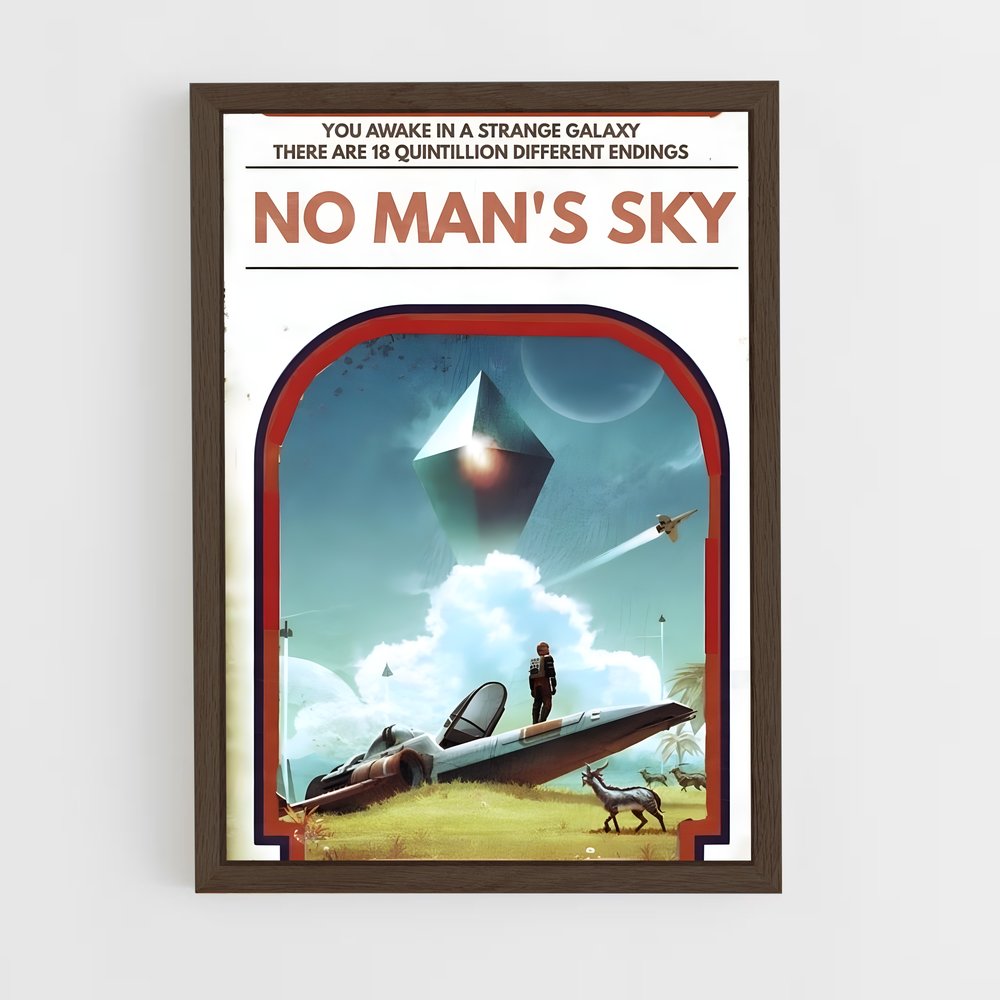 ap-no man sky-12 cadre Bois foncé