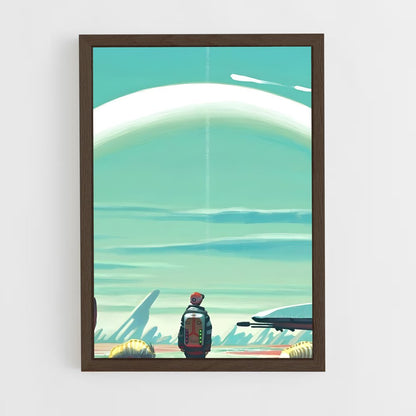 ap-no man sky-17 cadre Bois foncé