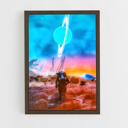 ap-no man sky-2 cadre Bois foncé