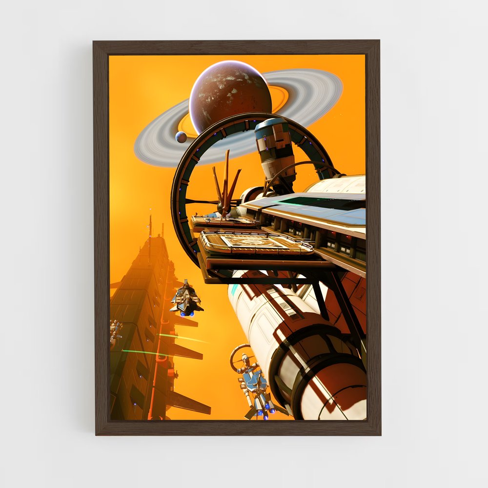 ap-no man sky-9 cadre Bois foncé