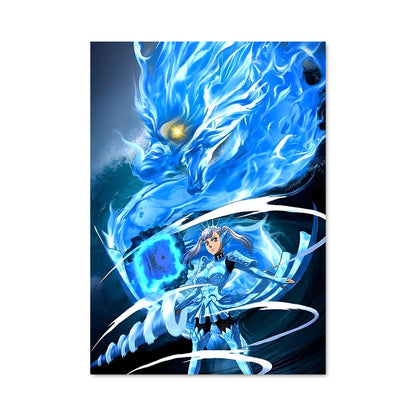 Poster Flamme Céleste