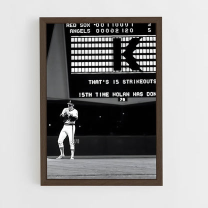 ap-nolan ryan-4 cadre Bois foncé