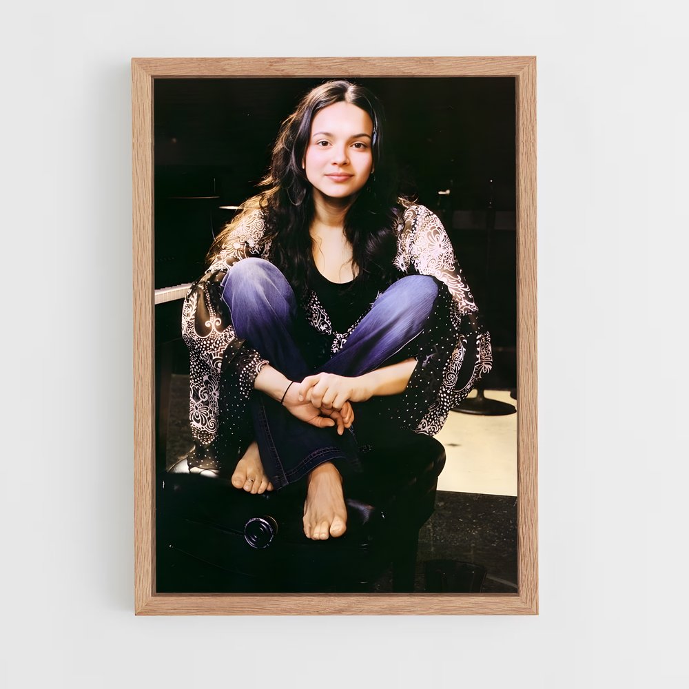 ap-norah jones-1 cadre Bois clair