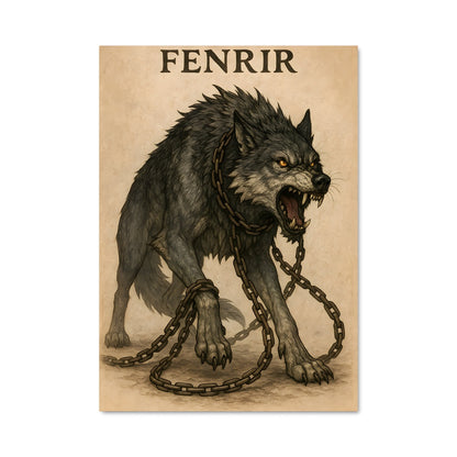 Poster Loup de Fenrir