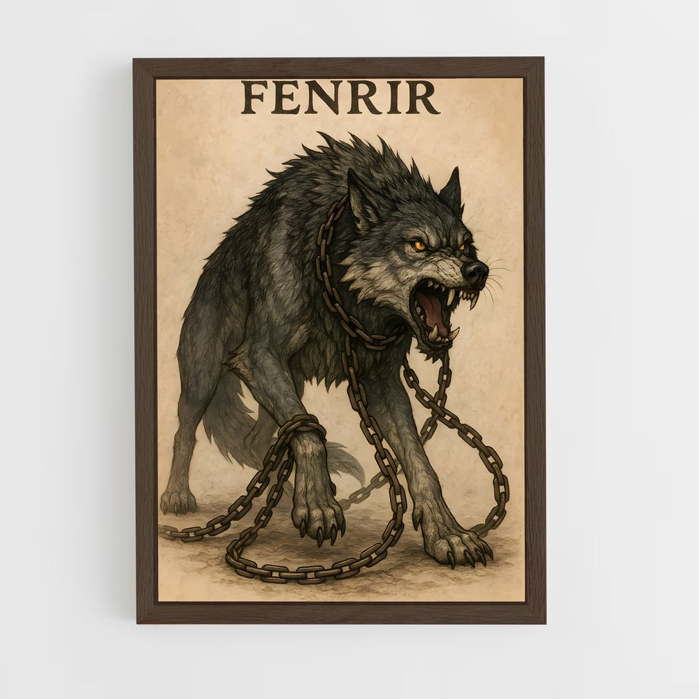 ap-norse mythology-2 cadre Bois foncé