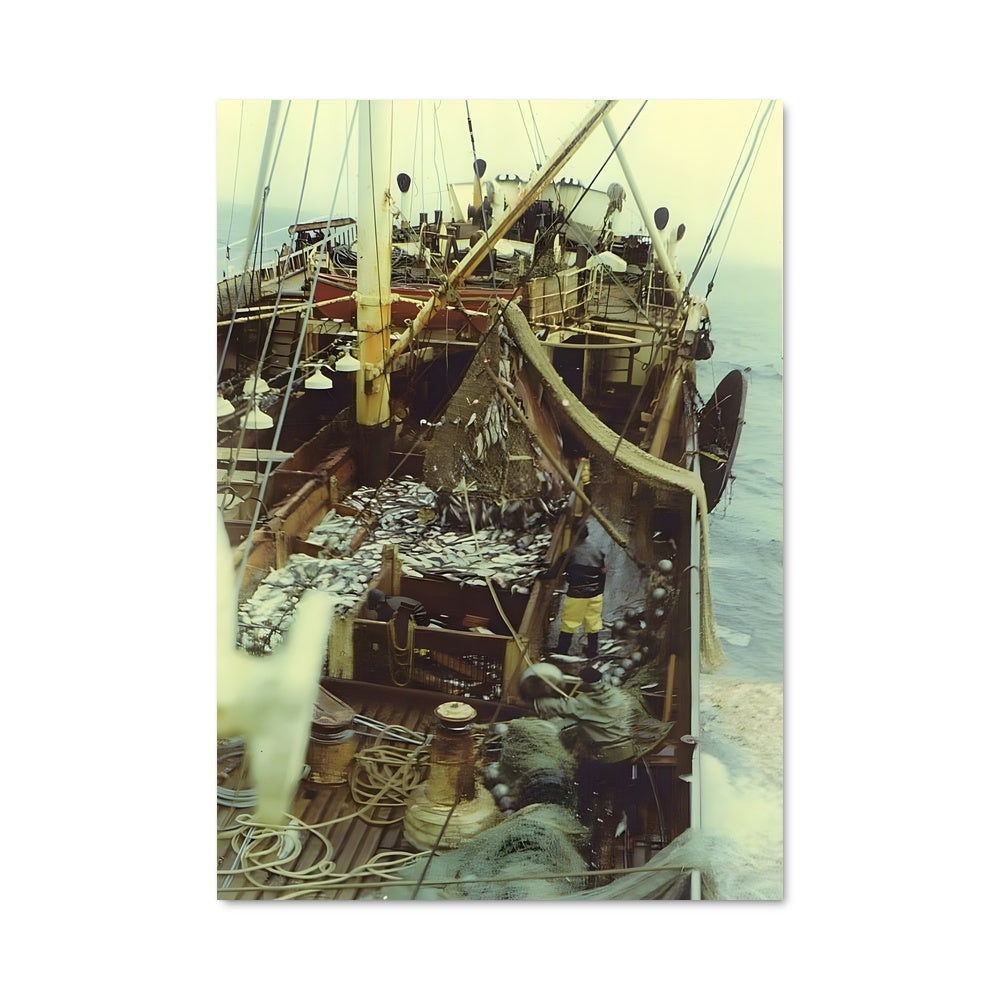 Poster Les Chalutiers de la Mer du Nord