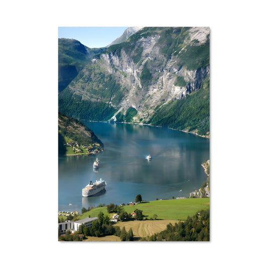 Poster Croisière Fjordique