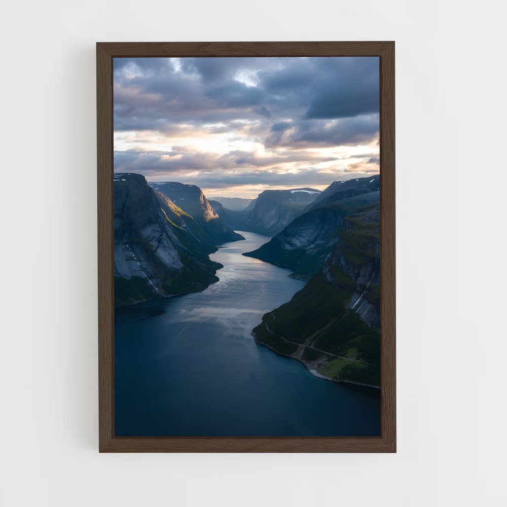 ap-norway fjords-3 cadre Bois foncé