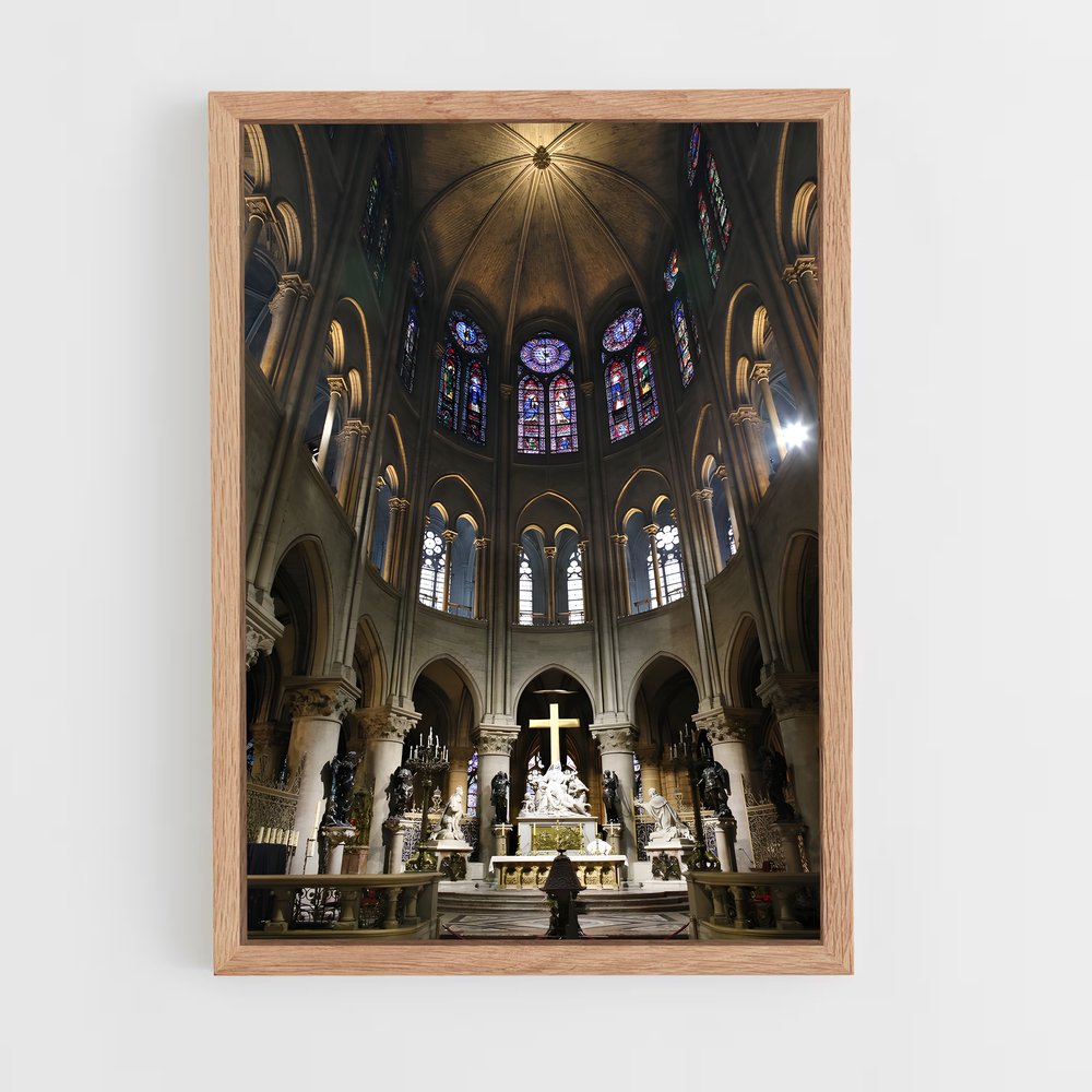 ap-notre dame paris-4 cadre Bois clair