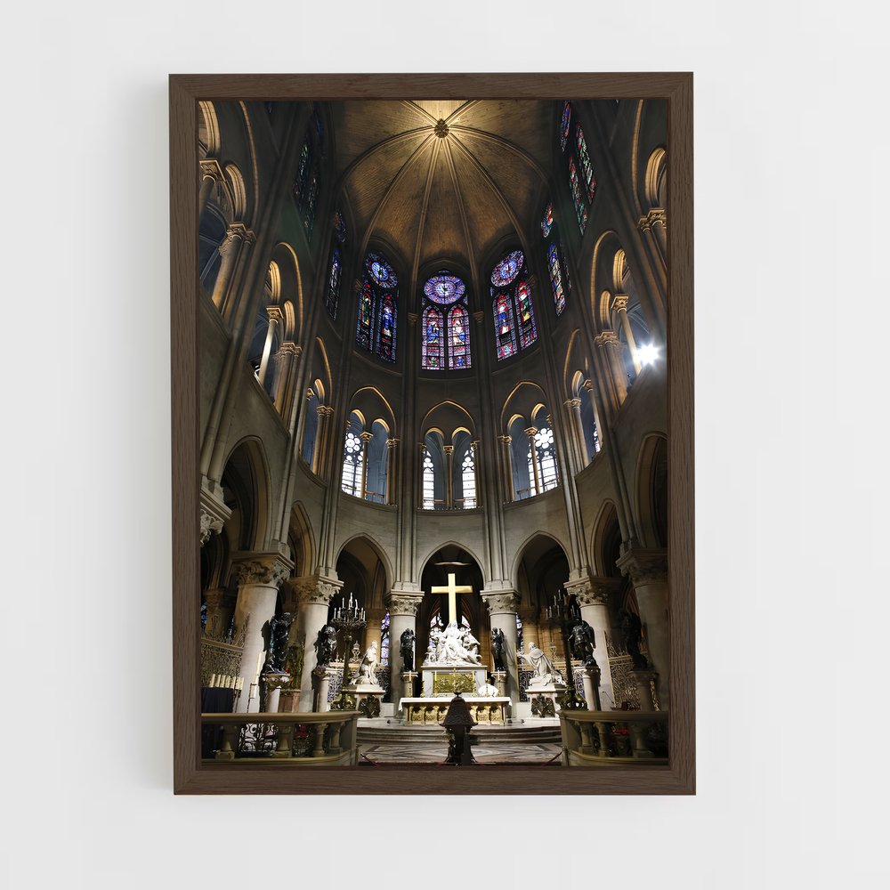 ap-notre dame paris-4 cadre Bois foncé