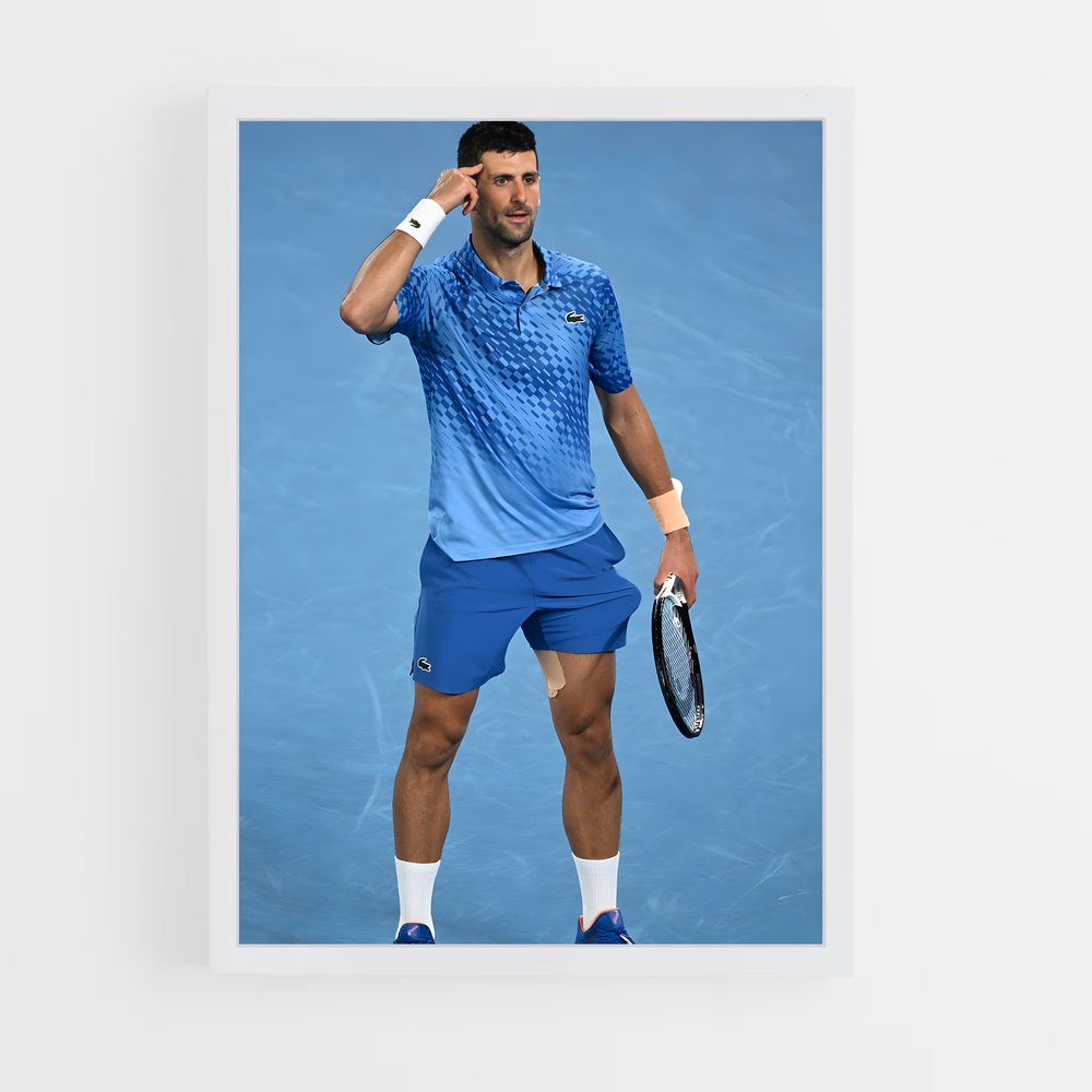 ap-novak djokovic-3 cadre Blanc