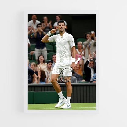 ap-novak djokovic-5 cadre Blanc