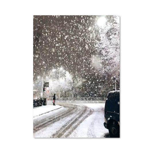 Poster Nuit Enneigée