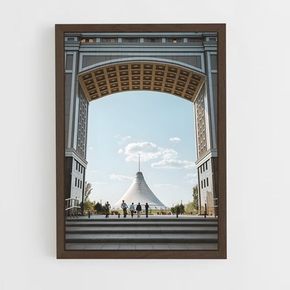 ap-nur sultan-1 cadre Bois foncé
