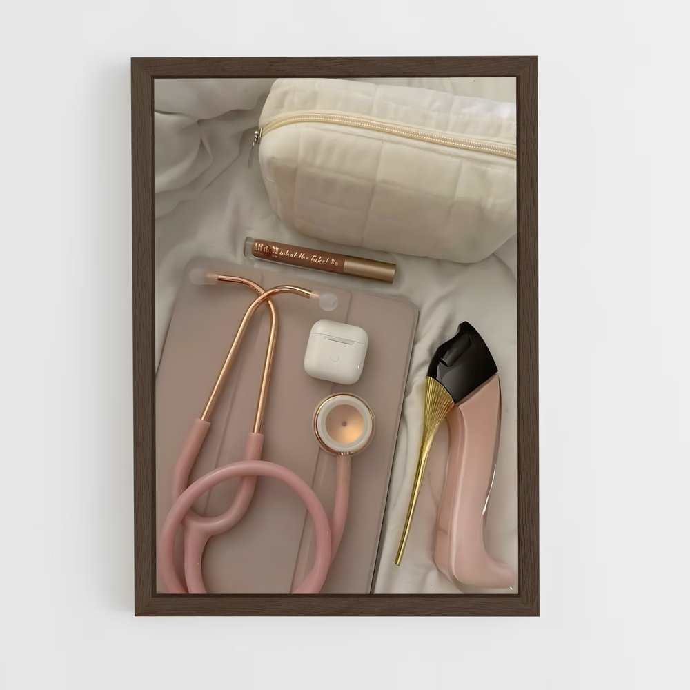 ap-nurse-7 cadre Bois foncé