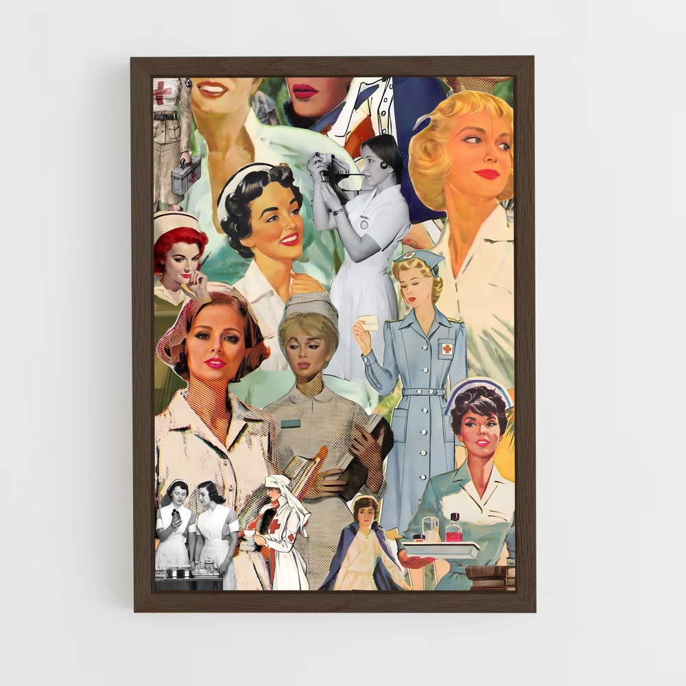 ap-nurse-8 cadre Bois foncé