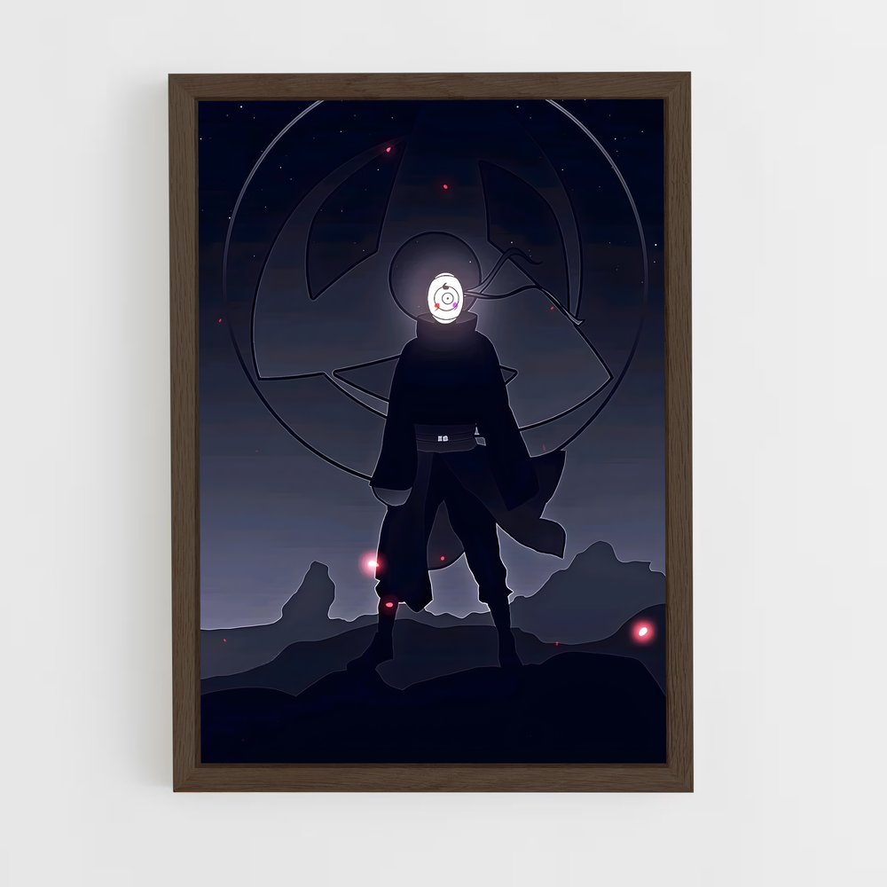 ap-obito uchiha-1 cadre Bois foncé