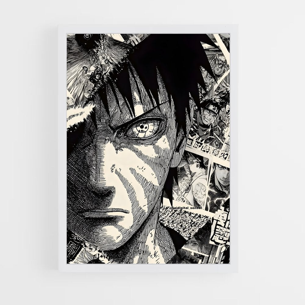 ap-obito uchiha-8 cadre Blanc