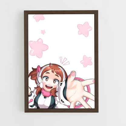 ap-ochaco uraraka-1 cadre Bois foncé