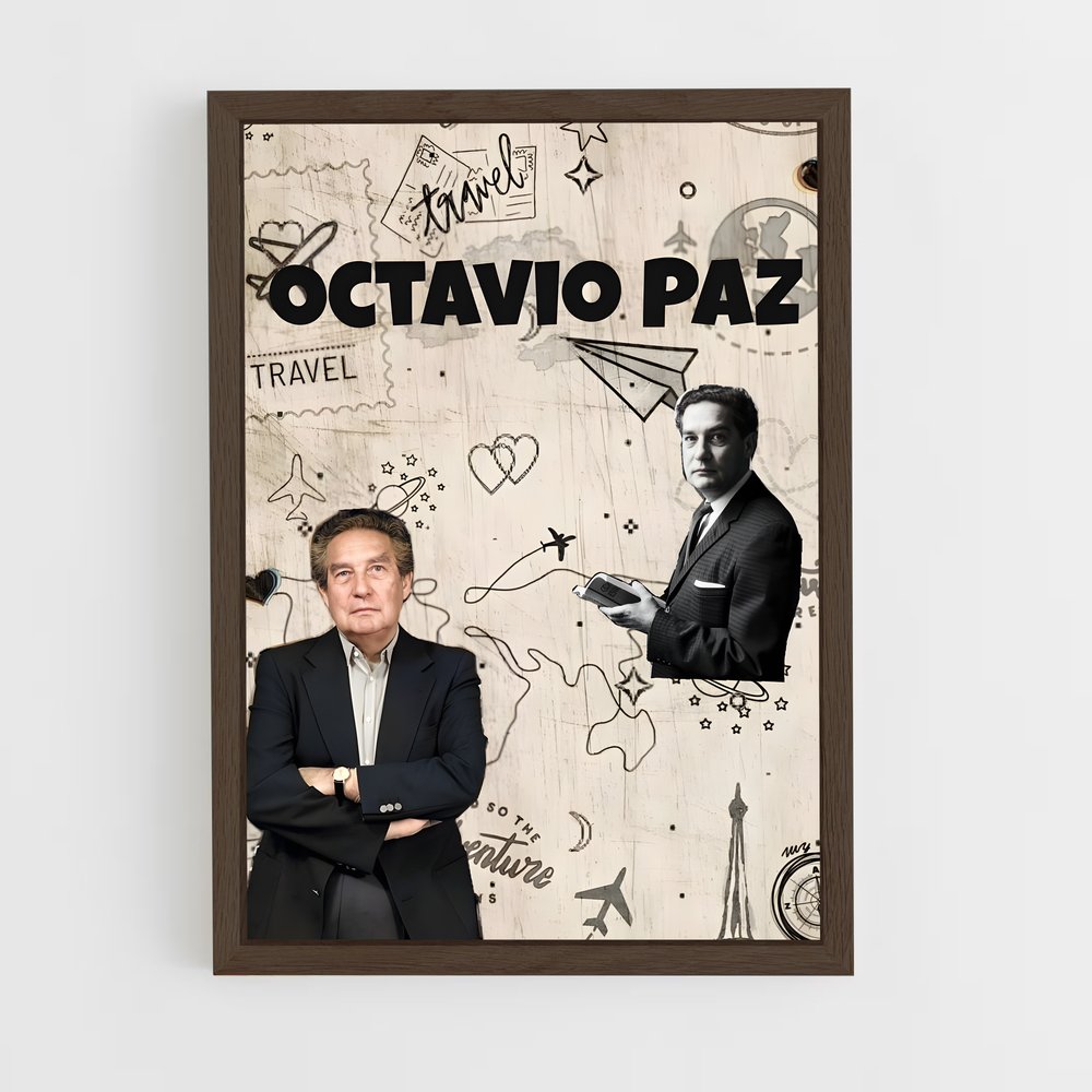 ap-octavio paz-2 cadre Bois foncé