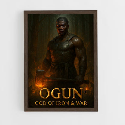 ap-ogun-1 cadre Bois foncé