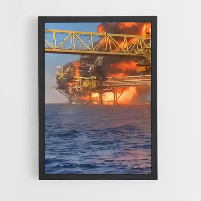 ap-oil rig worker-6 cadre Noir