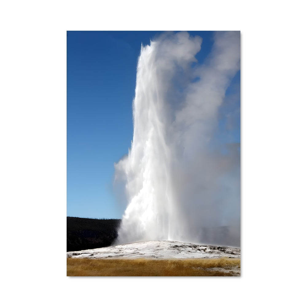 Poster Old Faithful Eruption