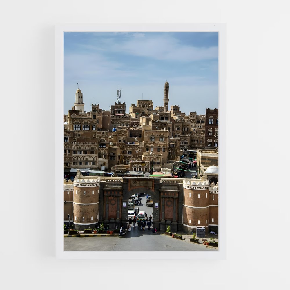 ap-old city sanaa-4 cadre Blanc