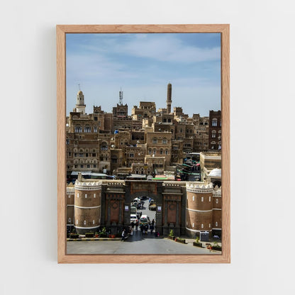 ap-old city sanaa-4 cadre Bois clair