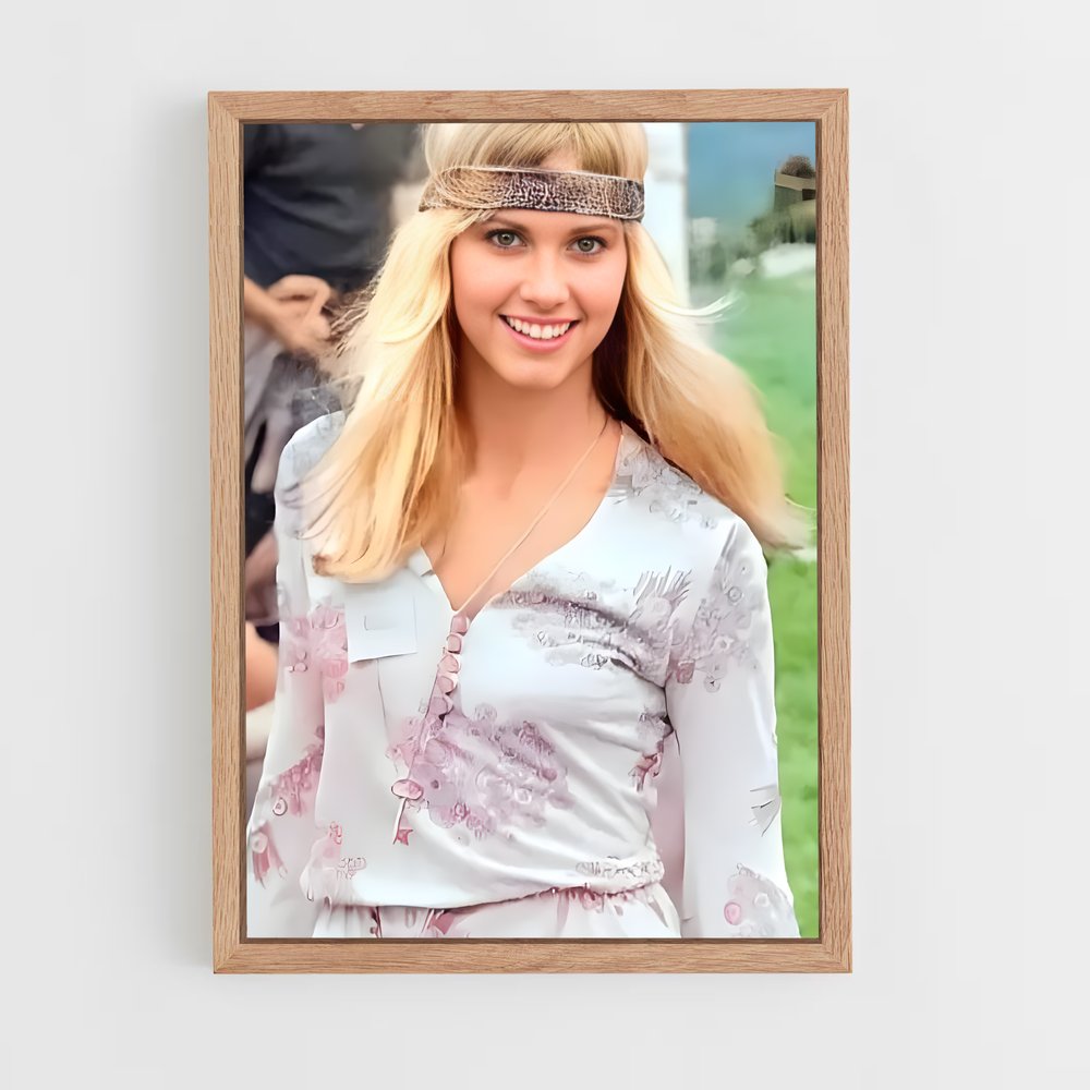 ap-olivia newton-john-14 cadre Bois clair