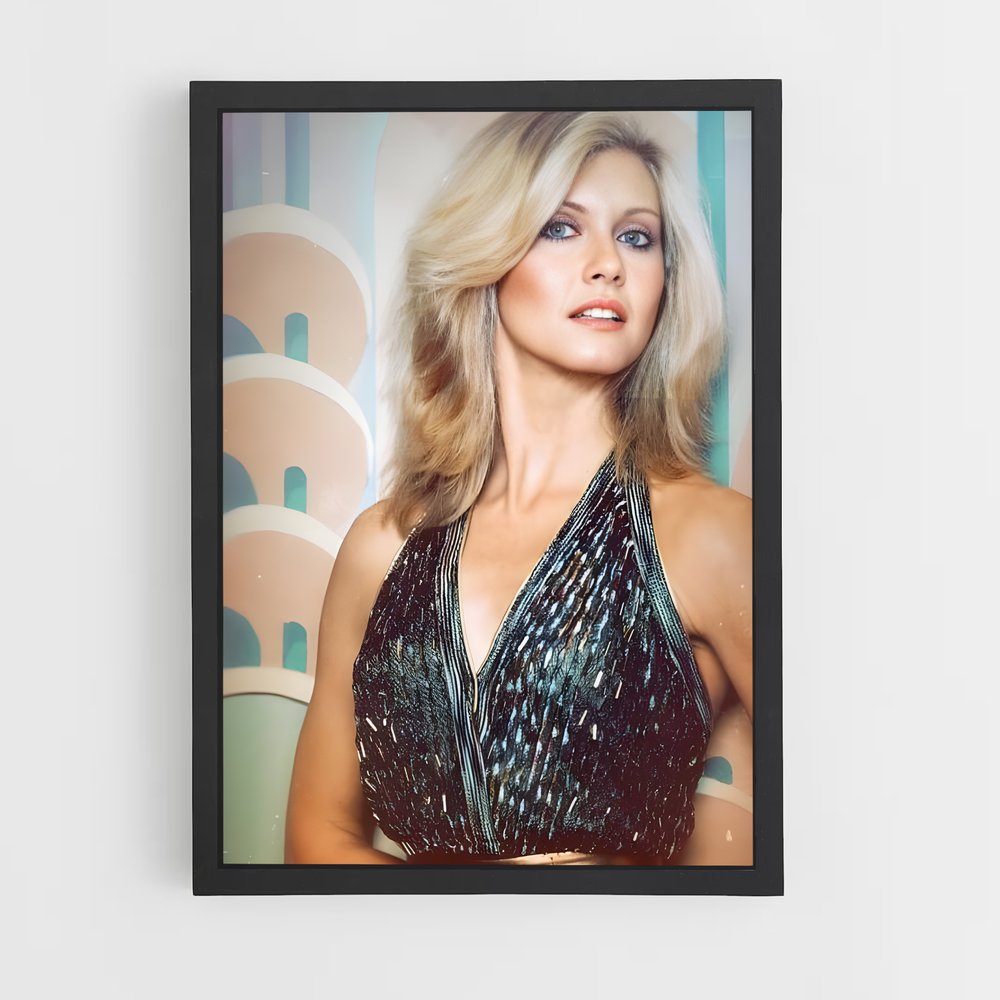 ap-olivia newton-john-6 cadre Noir