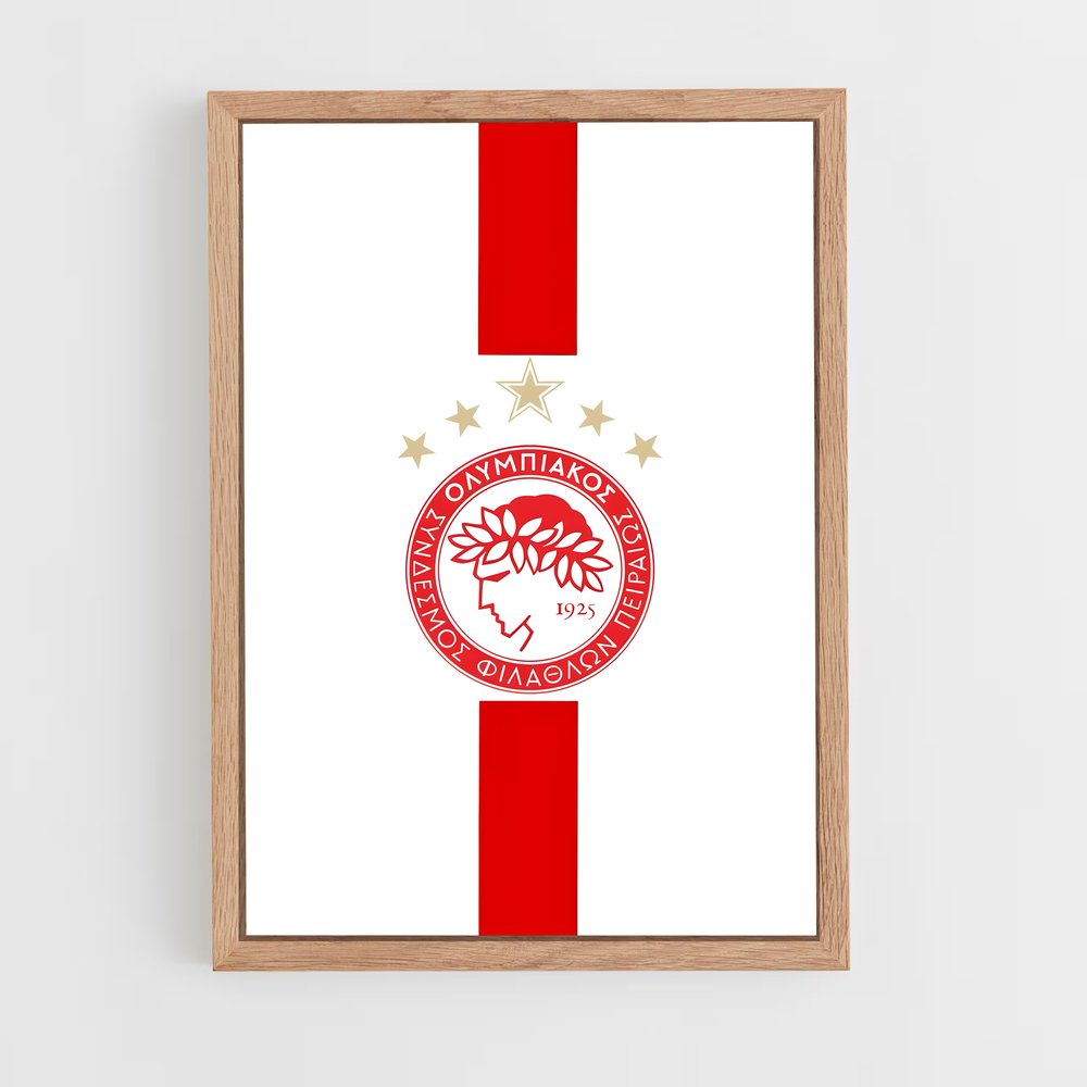 ap-olympiacos fc-6 cadre Bois clair