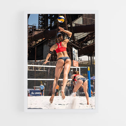 ap-olympic beach volleyball tournament-11 cadre Blanc