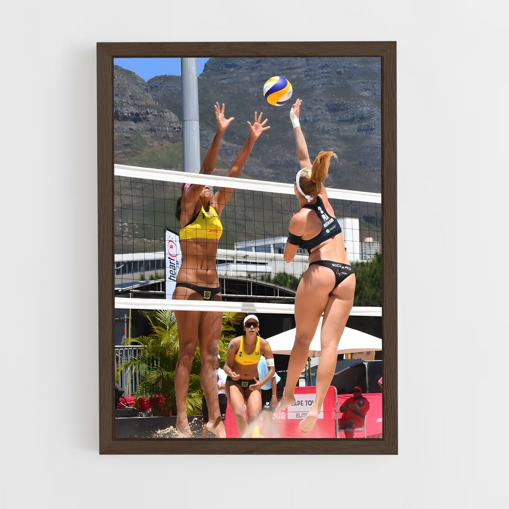 ap-olympic beach volleyball tournament-5 cadre Bois foncé