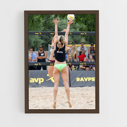 ap-olympic beach volleyball tournament-9 cadre Bois foncé