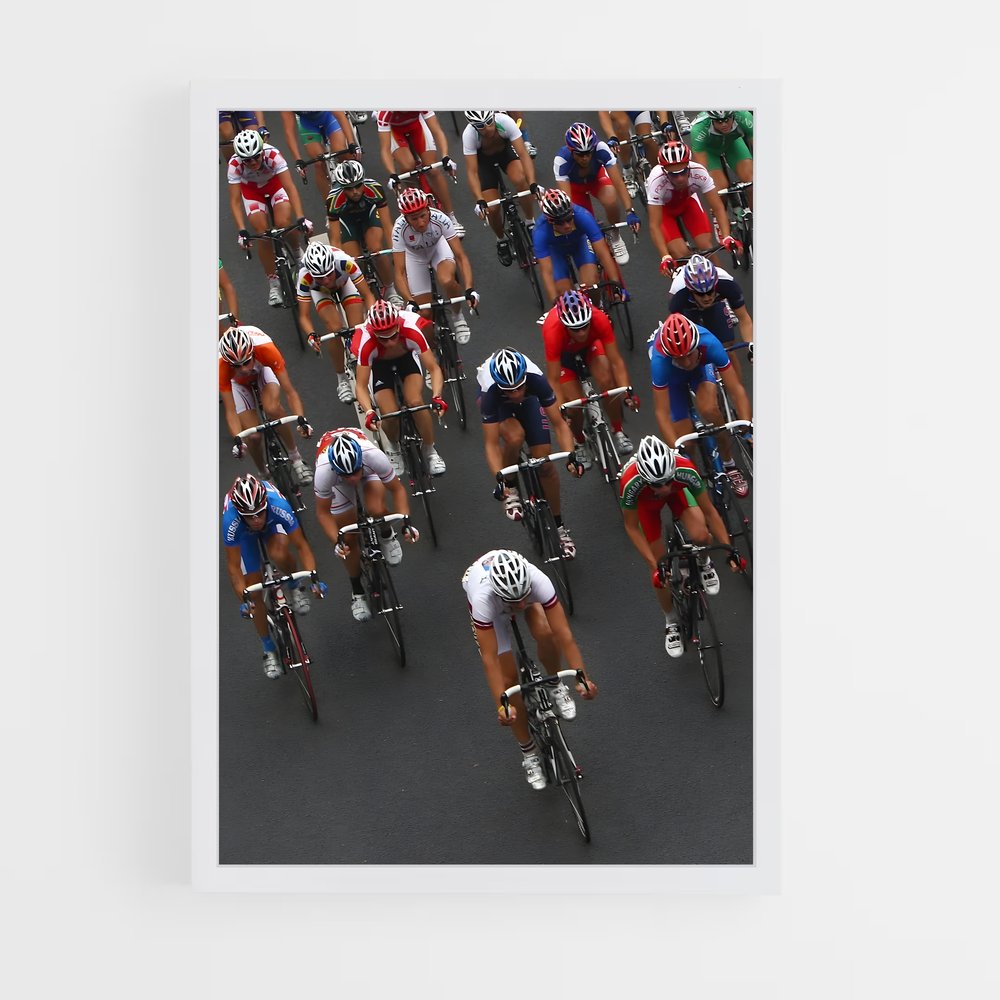 ap-olympic cycling tournament-11 cadre Blanc