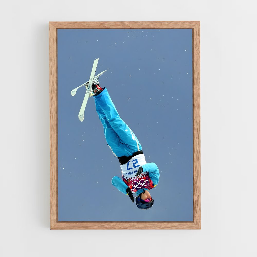 ap-olympics freestyle skiing-3 cadre Bois clair
