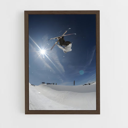 ap-olympics freestyle skiing-6 cadre Bois foncé