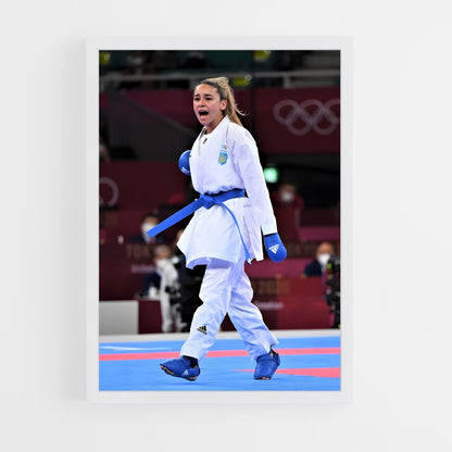 ap-olympics karate-1 cadre Blanc
