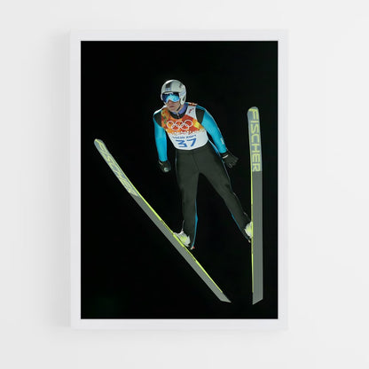 ap-olympics ski jumping-1 cadre Blanc
