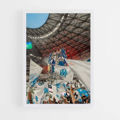 ap-olympique de marseille-1 cadre Blanc