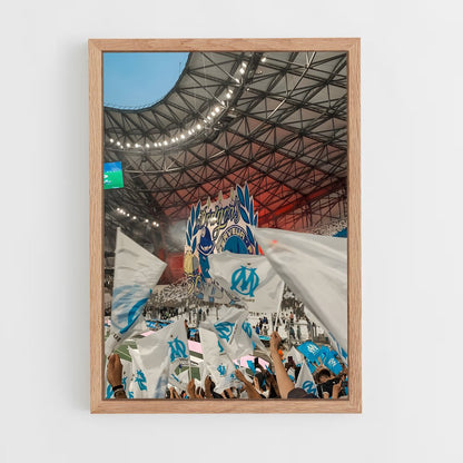 ap-olympique de marseille-1 cadre Bois clair