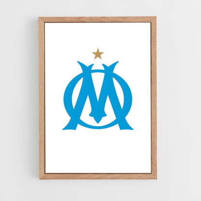 ap-olympique de marseille-6 cadre Bois clair