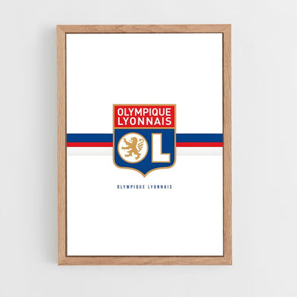 ap-olympique lyonnais-11 cadre Bois clair