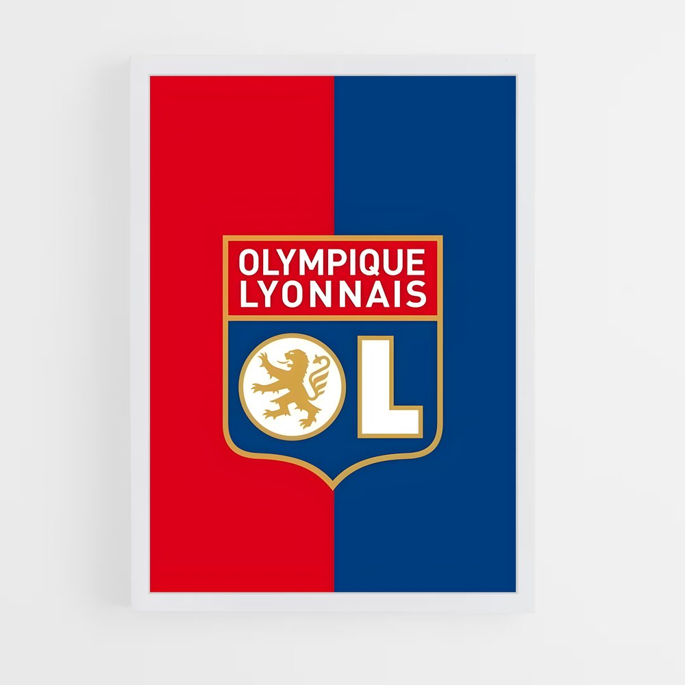 ap-olympique lyonnais-3 cadre Blanc