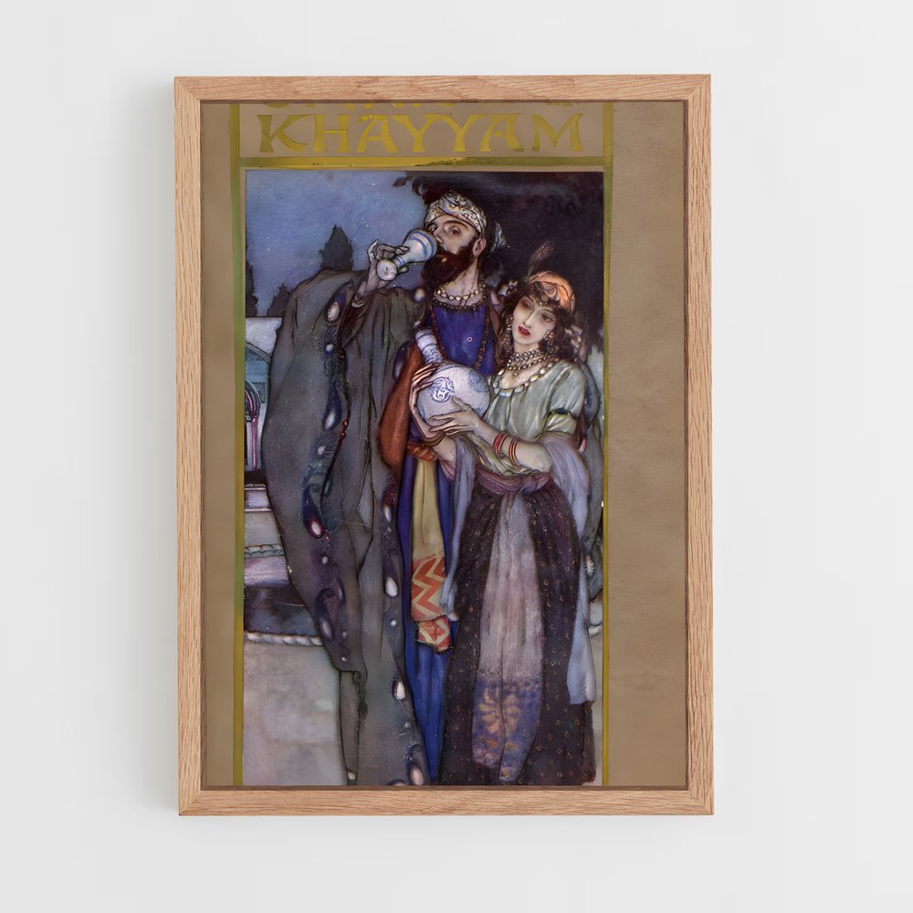 ap-omar khayyam-9 cadre Bois clair
