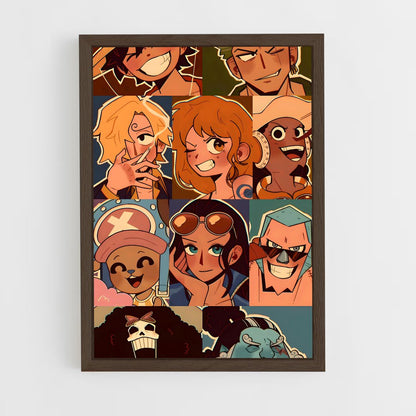 ap-one piece-2 cadre Bois foncé