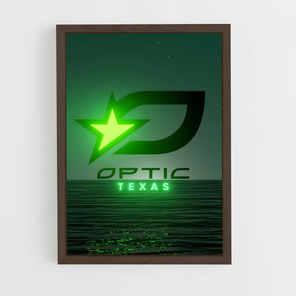 ap-optic texas-1 cadre Bois foncé