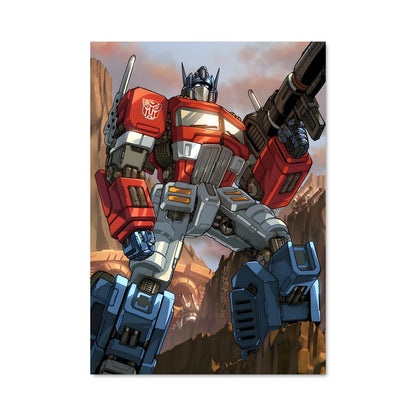 Poster Transformers: Optimus Prime en Action